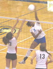 Chamblee's Nikki Hawkins (9) was the 2005 Gatorade Volleyball Player of the Year.