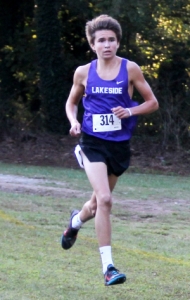 Lakeside's Andrew Kent won the Region 2-6A title and was named Georgia Mile Split's 6A Boys' Runner of the Week.  (Photo by Mark Brock)