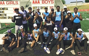 Four Time Class 3A State Track Champions -- Cedar Grove Saints (2015-2018)