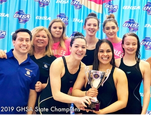 Chamblee Lady Bulldogs bring home DeKalb's first state swim title since 1987 and the program's first ever title. 