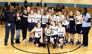 2019 DCSD Middle School Girls' Third Place - Henderson Lady Cougars (13-3)