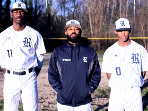 Redan's Donye Evans (l-r), Coach Alexander Wyche and Ryan Pruitt helped the Raiders to a 2-1 series win over Morgan County.