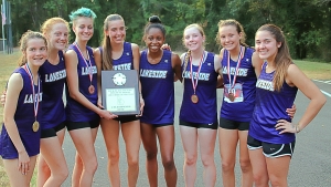 2019 DCSD Girls County Cross Country Champions - Lakeside Lady Vikings