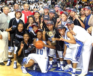 The 2008 Stephenson Lady Jaguars Class 5A state champions had an amazing 10 players offered athletic scholarships. (Photo by Mark Brock)
