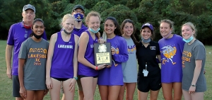 Lakeside claimed the Region 4-6A girls' cross country title as part of 9 DCSD teams to qualify for the state meet on Nov. 6-7. (Photo by Mark Brock)