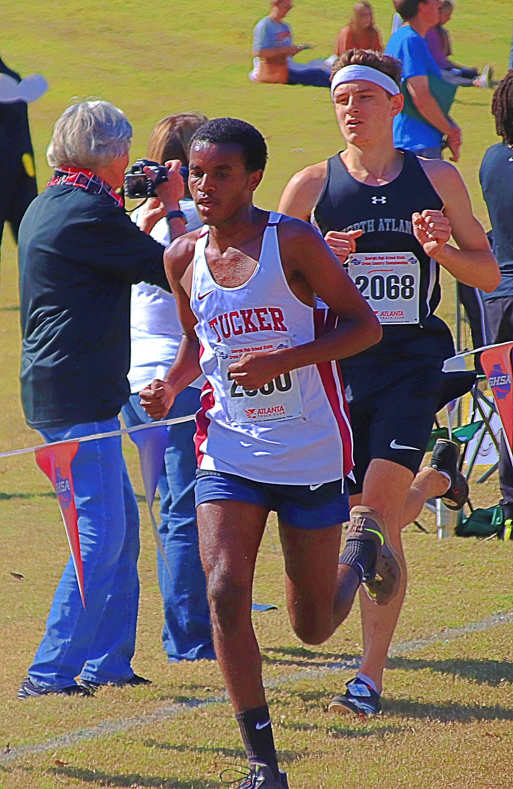 Tucker junior Yordanos Ephram clocked the best time for a DCSD boy competing at state with his 17:39.44 in the Class 6A race. (Photo by Mark Brock)
