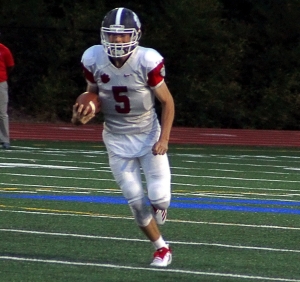 Dunwoody's DAvis Ledoyen is the No. 6 All-Time passing leader in DeKalb with 5,147 yards. He is taking his talents to Elon. (Photo by Mark Brock)
