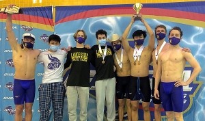 The Lakeside Vikings finished third in the Class 6A Boys State Swimming and Diving Championships.