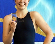 Chamblee senior Mary Adam named GHSSCA Class 4A-5A Swimmer of the Year after winning the 100 breaststroke and swimming a leg for the gold medal winning 200 medley relay team. (Courtesy Photo)