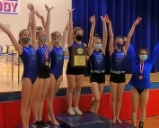 The DCSD County Champs qualified as a team for the 2021 GHSA State Gymnastics Meet.