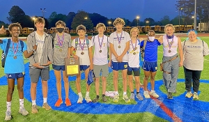 2021 DCSD JV Boys County Track and Field Champions -- Decatur Bulldogs
