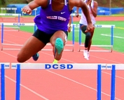Miller Grove's Faith Hill won the Class 4A 300-meter hurdles gold medal as the Lady Wolverines finished sixth overall. (Photo by Mark Brock)