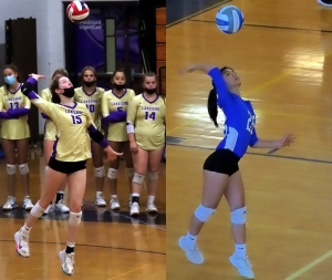 Lakeside's Anna Withee (left) and Chamblee's Sarah Duong (right) had good seasons come to an end as Lakeside (6A) and Chamblee (5A) fell in the Sweet 16. (Photos by Mark Brock)