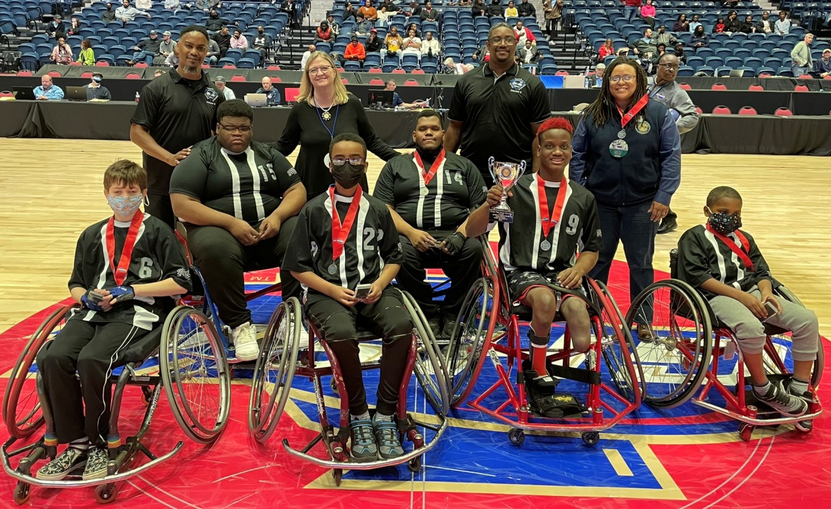 The DeKalb Silver Streaks capture their second state runner-up trophy of the school year with their run to the Wheelchair Basketball State Championship final. DeKalb fell 32-13 to the undefeated Houston County Sharks.