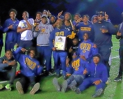 The Southwest DeKalb Panthers captured the 2022 DCSD Boys' County Track and Field championship. It was the 16th overall for the Panthers. (Photo by Mark Brock)