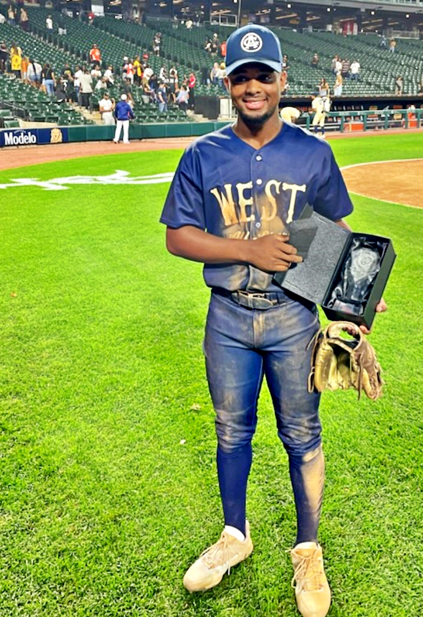 Redan rising senior Bernard Moon was named West All-Star MVP in leading the West to a 13-8 win over the East in the Chicago White Sox Double Duty Baseball Classic. (courtesy photo)