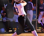 Chamblee's Ava Pellettieri takes a big swing in action earlier this season against Lakeside. Chamblee is hosting a Class 5A Super Regional on Thursday and Friday. (Photo by Mark Brock)