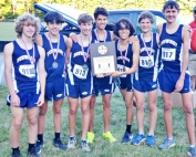 The Dunwoody Wildcats won the 2022 DCSD JV Boys Cross Country County team championship. (Photo courtesy of Henrietta George)