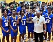 Coach Phil McCrary's Columbia Eagles went 4-0 in the Tabernacle Baptist Christian Academy Thranksgiving Tournament in Freeport, Bahamas. They defeated the Bahaman national championship team 72-66 in the finals. (Courtesy Photo)