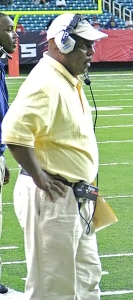 Buck Godfrey during his time roaming the sidelines as the head football coach at Southwest DeKalb.