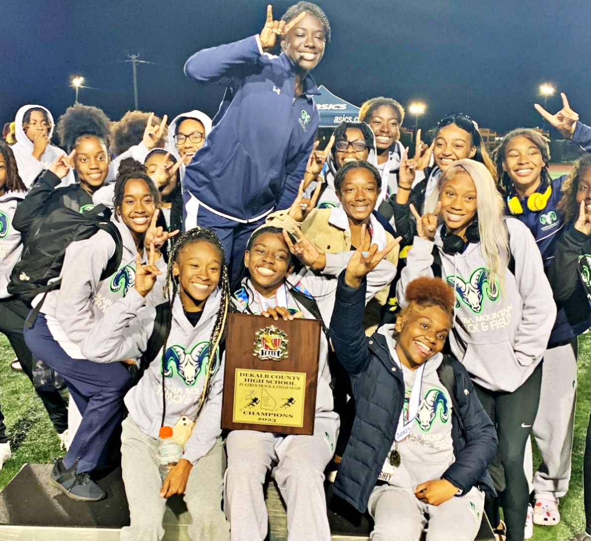 The Arabia Mountain junior varsity girls claimed the 2023 DCSD Junior Varsity Track and Field Championships in record setting fashion.