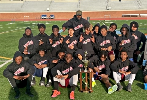 The Bethune Lions track squad captured the title at the DCSD/APS Challenge held recently. 