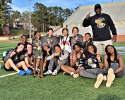 The Chamblee Middle School Lady Bulldogs track team won the DCSD/APS Challenge.