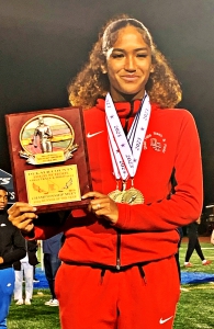 The Rosalind Wallace Most Valuable Award went to Druid Hills Sanaa Frederick who set two new records in the meet.