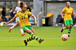 Chamblee's Solai Washington played for the Jamaican Senior Women's National Team during the Nations Cup in Australia in February. (Courtesy Photo)