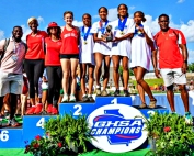 Druid Hills moved up one spot this year to second in the Class 4A Girls' State Track and Field Championships and broke three state records on the way to the runner-up finish.