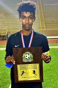 Tucker's Dawit Ergano was named the games most valuable player in Tucker's 4-2 win over Peachtree.