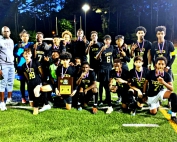 The Tucker Tigers defeated the Peachtree Patriots 4-2 to win the DCSD Middle School Boys' Soccer Championship title.