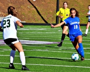 Chamblee's Solai Washington (19) scored four goals in the Class 5A state championship match ( a 9-0 win over Greenbrier). She was the Class 5A Player of the Year and now has garnered the prestigious Georgia Gatorade Player of the Year for girls' soccer. (Photo by Mark Brock)
