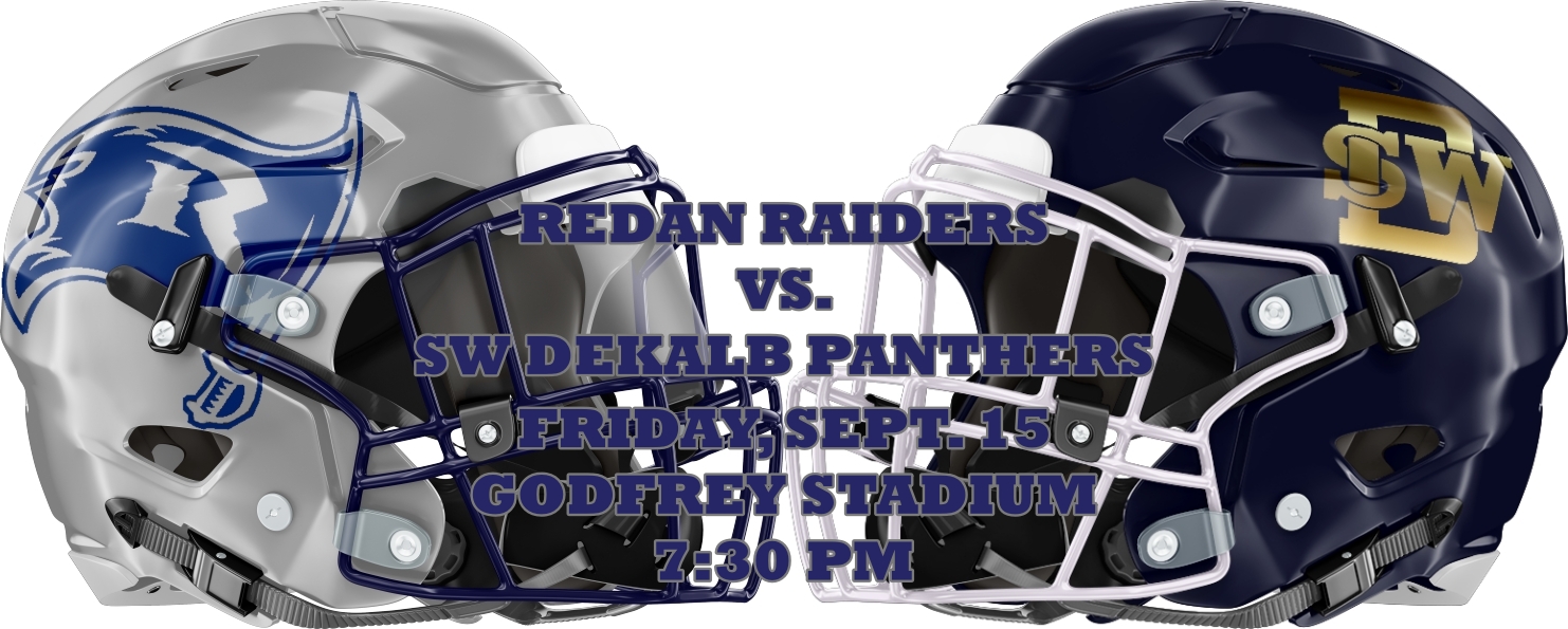 One of only three home games in DeKalb Stadiums this week features the long running rivalry between the Redan Raiders and Southwest DeKalb Panthers.