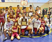 The Bethune Lions won eight weight classes to bring home the 2024 DCSD Middle School Wrestling Championships' title. (Courtesy Photo)