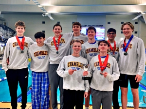 The Chamblee Bulldogs claimed a second consecutive Class 4A-5A State Swim runner-up finish. (Courtesy Photo)