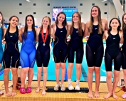 The Chamblee Lady Bulldogs finished fourth in the Class 4A-5A State Swimming Championships for the second consecutive season. (Courtesy Photo)