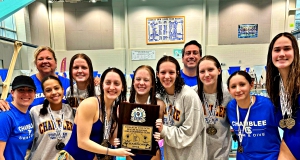 The Chamblee Lady Bulldogs claimed their fourth DCSD County Swim and Diving Championship in the past six seasons and fifth overall 239-219 over defending champion Lakeside. (Courtesy Photo)