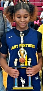 Chapel Hill's Mauri Barnes had a big game for the Lady Panthers in the win over Babb to win MVP honors. (Courtesy Photo)