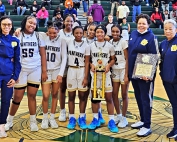 The Southwest DeKalb Lady Panthers completed a back-to-back winners of the DeKalb Co. Junior Varsity Girls' Basketball Championships. (Photo by Ozzie Harrell)