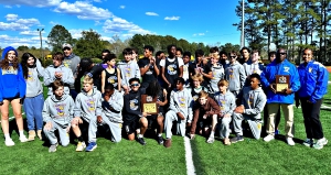 The Chamblee Bulldogs captured their second DCSD Middle School County Track Championships title in three years. (Photo by Mark Brock)