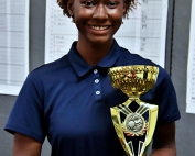Arabia Mountain's Avah Allen became the second Arabia Mountain girls' champion and first since Mariah Kuranga won back-to-back titles in 2014-15 with here 18-hole total of 91. (Photo by Mark Brock)
