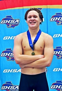 Chamblee's Ian Combs was named the Class 4A-5A Swimmer of the Year after his state meet performance this season.