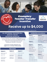Exemplary Teacher Transfer Incentive