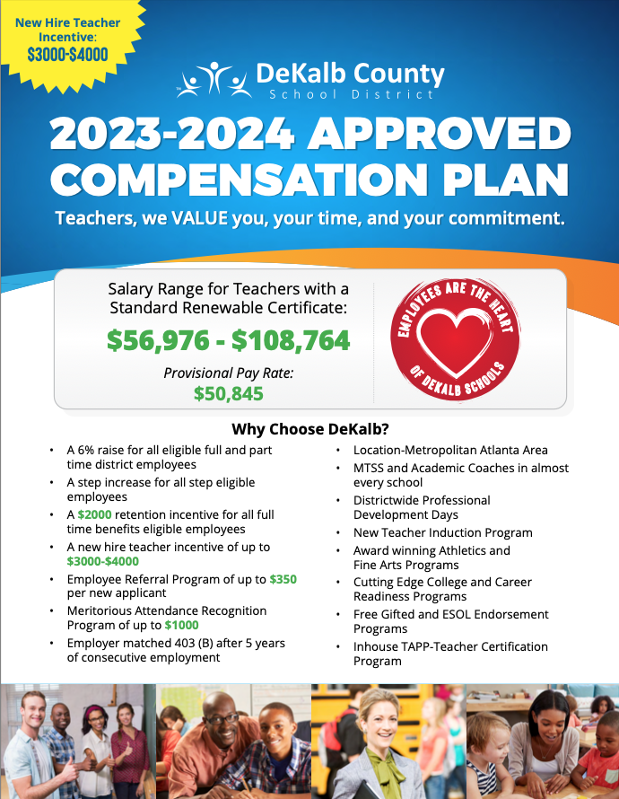 2023-2024 compensation plan flyer